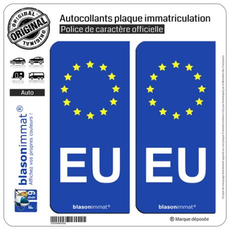 plaque européenne l